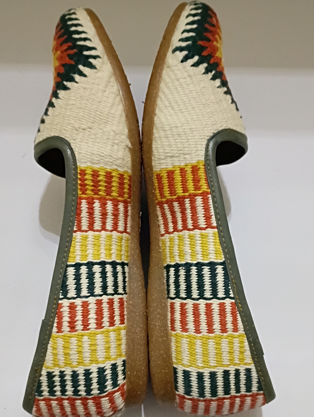 Born Giselle Leather Woven Flats Size 10 - Picture 5 of 7